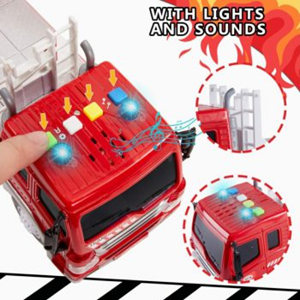 ماشین بالابر آتش نشانی اسباب بازی موزیکال 1:16 FIREFIGHTER_اسباب بازی
